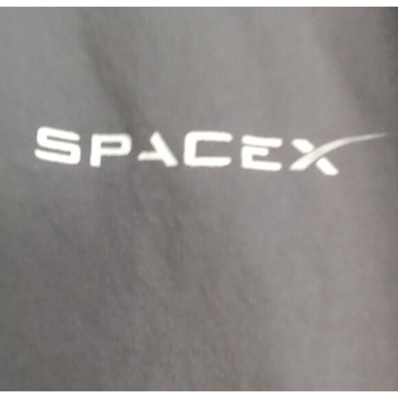 Spacex Grey Full Zip Mock Neck Stretch Pockets Casual Mens Jacket Large - Picture 7 of 9